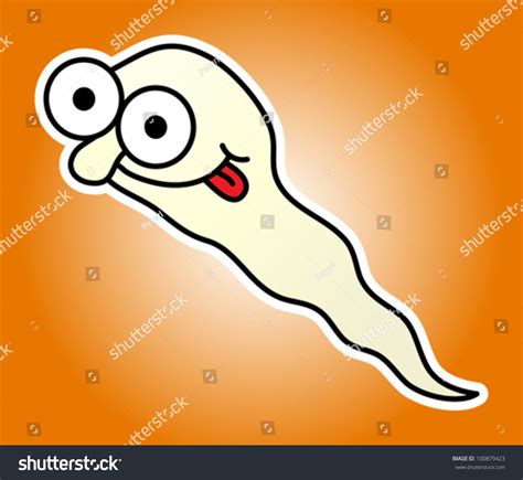Sperm Cartoon Vector Funny Icon 100879423 Shutterstock