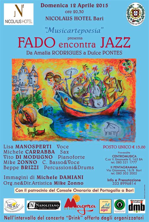 Scopriamo le ambasciate e i consolati italiani nel mondo. Il fado incontra il jazz. Bari, 12 aprile - Notizie - L ...