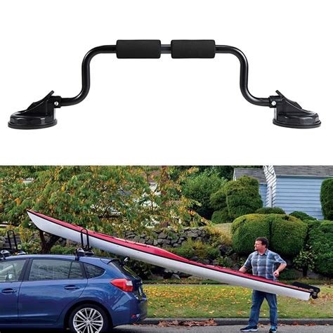 Kayak Canoe Load Assister Roller Car Roof Rack Suction Cup Heavy Duty