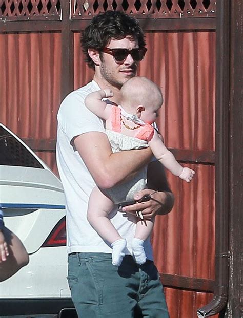 Babys Day Out Adam Brody And Leighton Meester Have A Rare Outing With