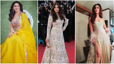 Madhuri Dixit Aishwarya Rai And Kareena Kapoor Flaunt Their Effortless Elegance In Abu Jani
