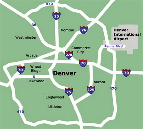 Printable Denver Airport Terminal Map