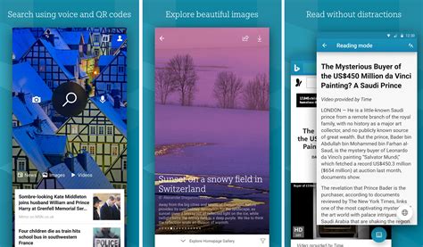 Microsoft Bing Search New Update Android New Features New Design