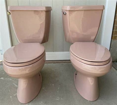 Retro Mid Century Modernkohlerwellworth Toiletwild Rose Pinksold
