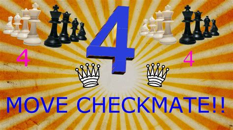 How To 4 Move Checkmate In Chess Youtube