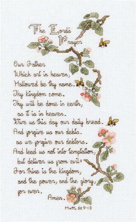 Counted cross stitch design bedtime prayer boy sampler is available for purchase at abullrun.com. Janlynn Counted Cross Stitch Kit, The Lord's Prayer