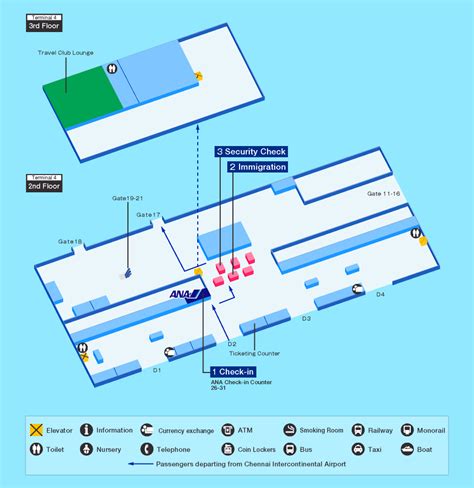 Chennai Airport Map Terminals Map Of Campus
