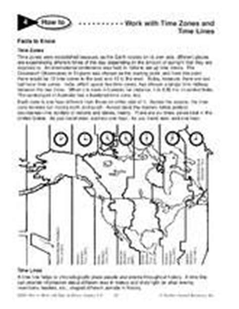 The problems are a mixture of multiple parentheses, squaring and cubing simple values and squaring of parenthesis. Longitude & Time Zone Worksheet | Geography for kids ...