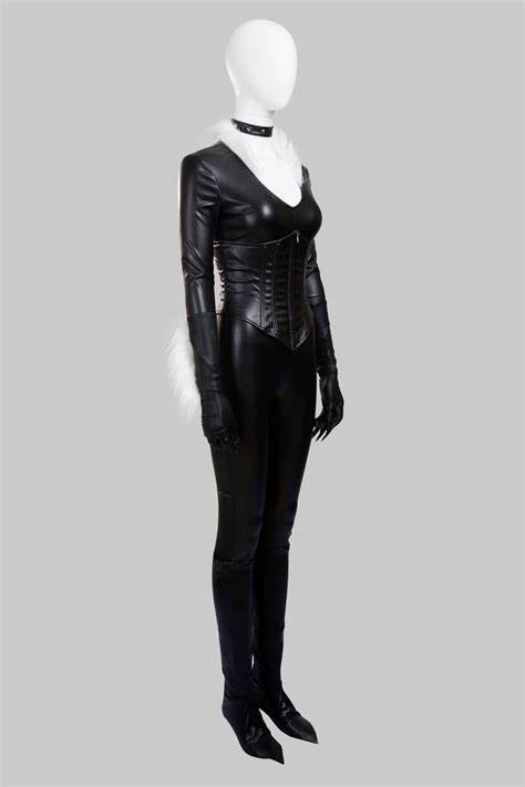 Sexy Tight Jumpsuit Black Cat Felicia Hardy Cosplay Costume The Amazing