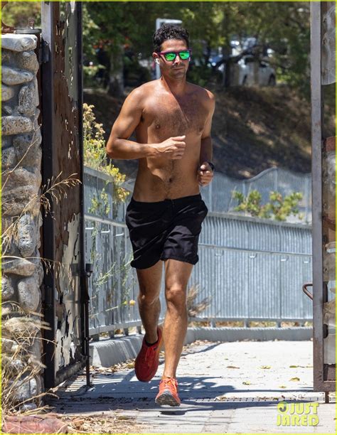 Full Sized Photo Of Wells Adams Goes Shirtless For Jog Around La