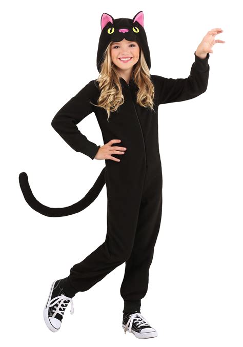 Exercise is important for any feline, and a good. Black Cat Onesie for Kid's