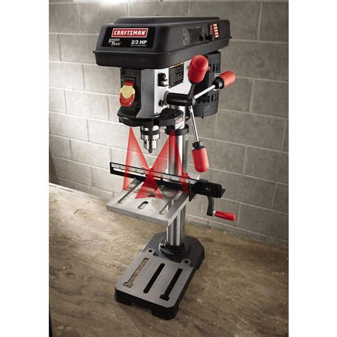 Craftsman 21900 10 Bench Drill Press With Laser Trac® 21900 Sears
