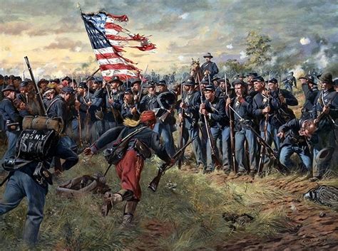 The First Minnesota Battle Of Gettysburg Don Troiani — Horse Soldier