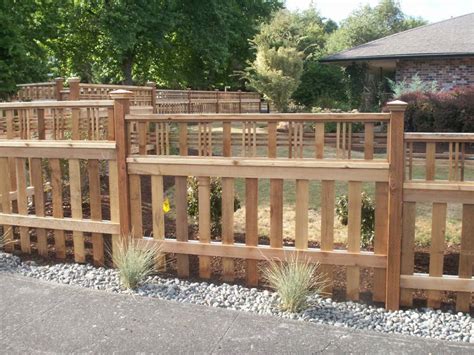 The design of the fence itself can adjust to the architectural design of the house. Pacific Fence Photo Gallery of Installations in Portland OR