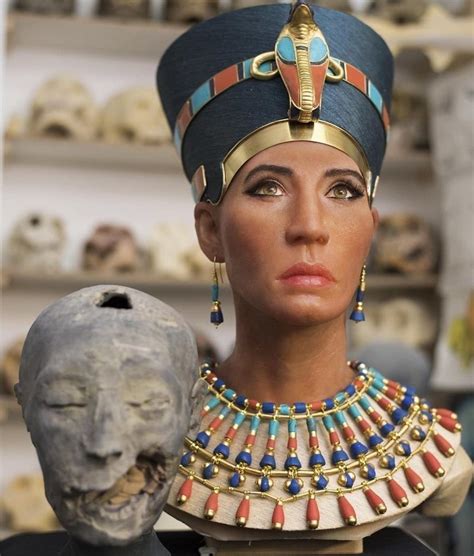 Лицо царицы Нефертити восстановили с помощью 3d сканирования древней