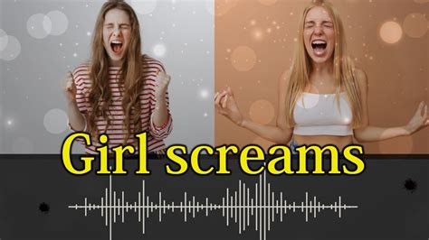 349 Girl Screams Sound Effect Youtube