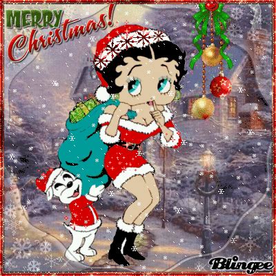 Betty Boop Merry Christmas Picture Blingee Com