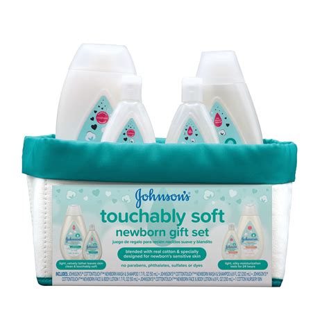 Bundled with a range of different premium gifts, there's a hamper for every mum & baby! Johnson's Touchably Soft Newborn Baby Gift Set For New ...