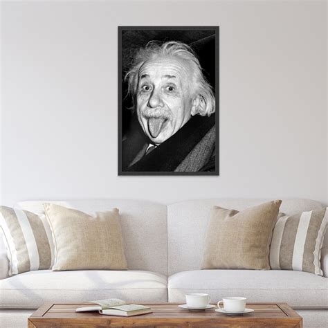 Amanti Art Albert Einstein Funny Face Picture Frame Photograph Wayfair