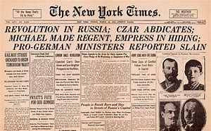 Image result for The Russian Revolution began with Czar Nicholas II abdicating.
