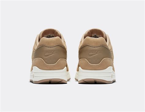 Nike Air Max 1 Premium Leather Tan Suede Sneakersfr