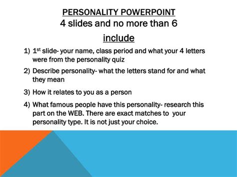 Personality Traits Ppt Sample Presentations Powerpoint Presentation