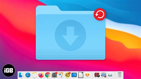 Cómo restaurar la carpeta de descargas que faltan en el Dock de Mac