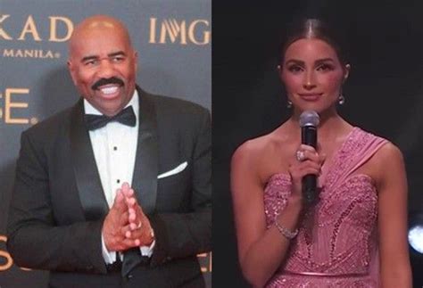 Olivia Culpo Steve Harvey Go Viral For Miss Universe Hosting Skills