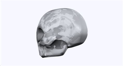 3d Skull Stylized