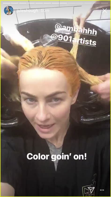 Julianne Hough Finally Dyed Her Hair Red See The Pics Photo 4033655