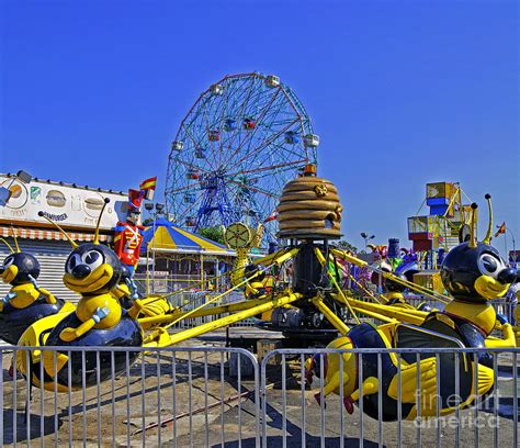 Amusement Park Fun Coney Island New York Photograph By Madeline