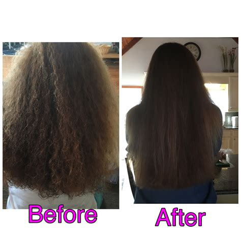 Before And After Pictures Of Really Curly Hair To Straight Hair Hair Color Swatches Straight