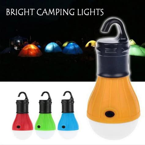 2pcs Portable Camp Lights Rechargeable Outdoor Hanging Led Camping