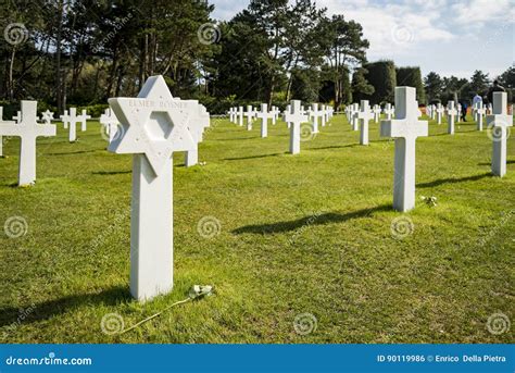 War Crosses In Normandy Editorial Photo Image Of Graveyard 90119986