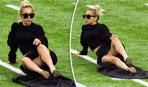 Super Bowl Lady Gaga Flashes Her KNICKERS Before Big Performance Celebrity News