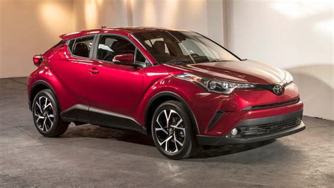 2018 toyota c-hr suv at the detroit auto show