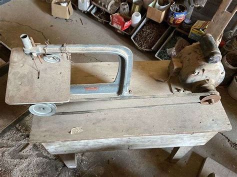 Dunlap Scroll Saw And Benchtop Dara James Bandsaw Legacy Auction Company