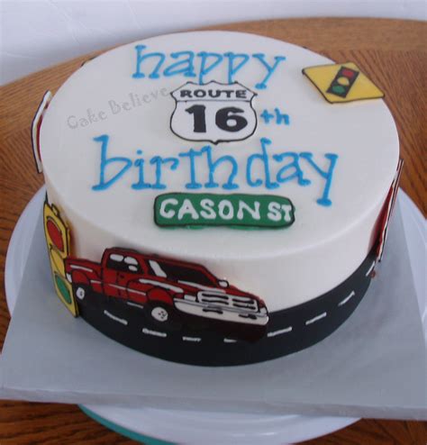 Our little boys are made of oh so much more! Cake Believe: 16th Birthday....now you can drive!