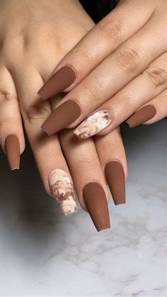 Unhas Unhas Elegantes Unhas De Gel Inspiracao In 2024 Brown Nails