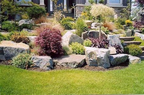 Landscaping With Big Rocks Landscaping With Rocks Backyard