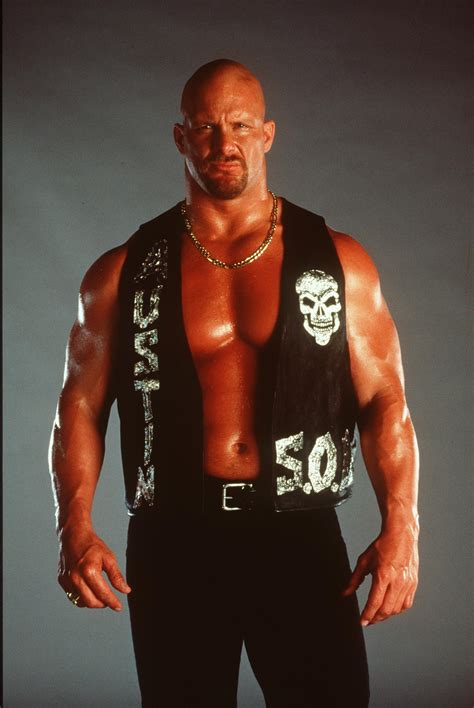World Wrestling Federation Wrestler Steve Austin Poses June 12 2000 In