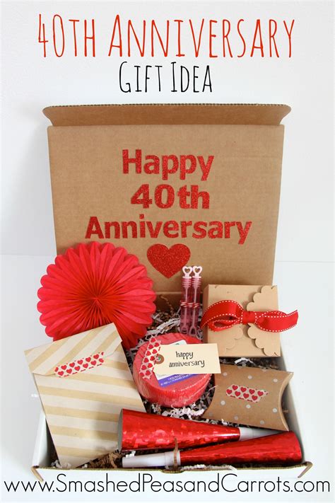 Anniversary gifts for parents #5: 10 Unique 40Th Anniversary Ideas For Parents 2020