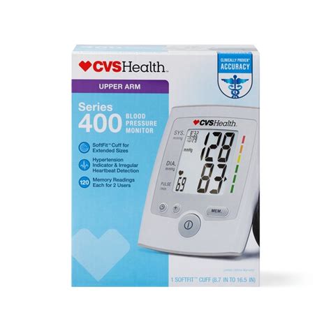 Cvs Health Upper Arm 400 Series Blood Pressure Monitor Pick Up In