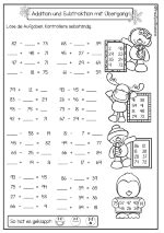 Mathe für klasse 2 und 3. Das Heft besteht aus Übungen im Bereich Deutsch und ...