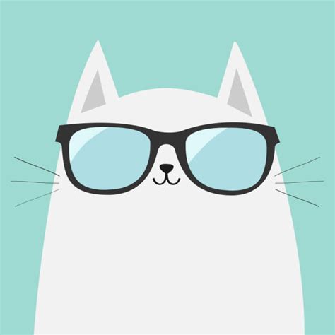 Cat Wearing Glasses Illustrations Royalty Free Vector Graphics And Clip