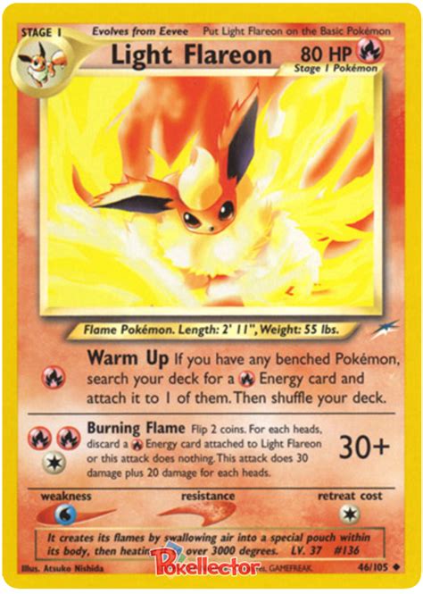 Zerochan has 136 flareon anime images, wallpapers, android/iphone wallpapers, fanart, cosplay pictures, and many more in its gallery. Light Flareon - Neo Destiny #46 Pokemon Card