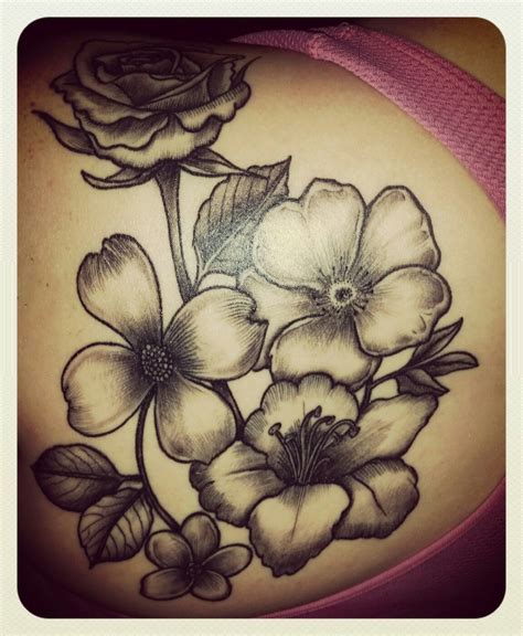 Lastly, you may want to have a small rose located near the top of your foot, or anywhere else on your body where you feel that it will be the most comfortable to place the tattoo. State flower tattoo for my parents and grandparents. NY ...