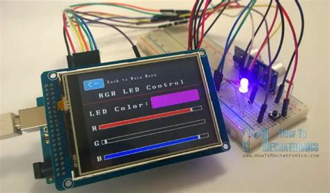 Arduino Tft Lcd Touch Screen Tutorial