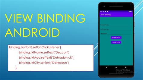 Android View Binding Tutorial Youtube