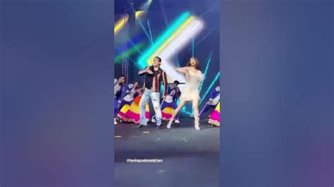 Salman Khan Dance With Pooja Hegde In Dubai Expo 2022 Salmankhan Poojahegde Youtube